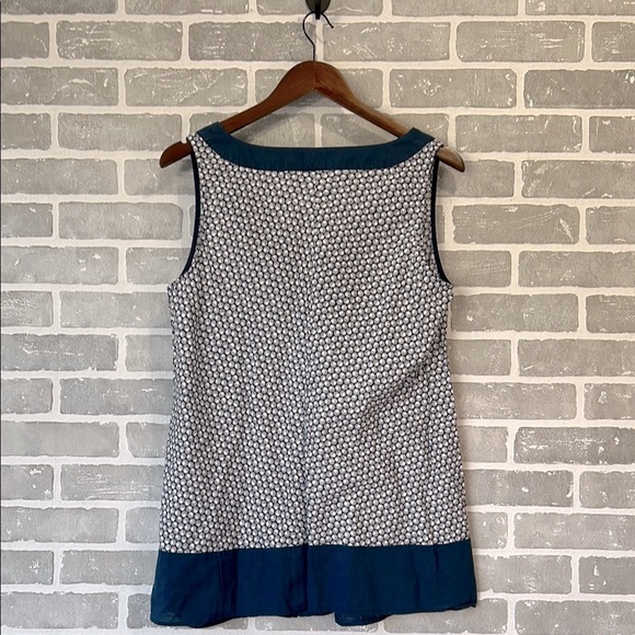 Patagonia Vintage Tunic Sleeveless Blue and White Women’s Size Large Top - Picture 8 of 8